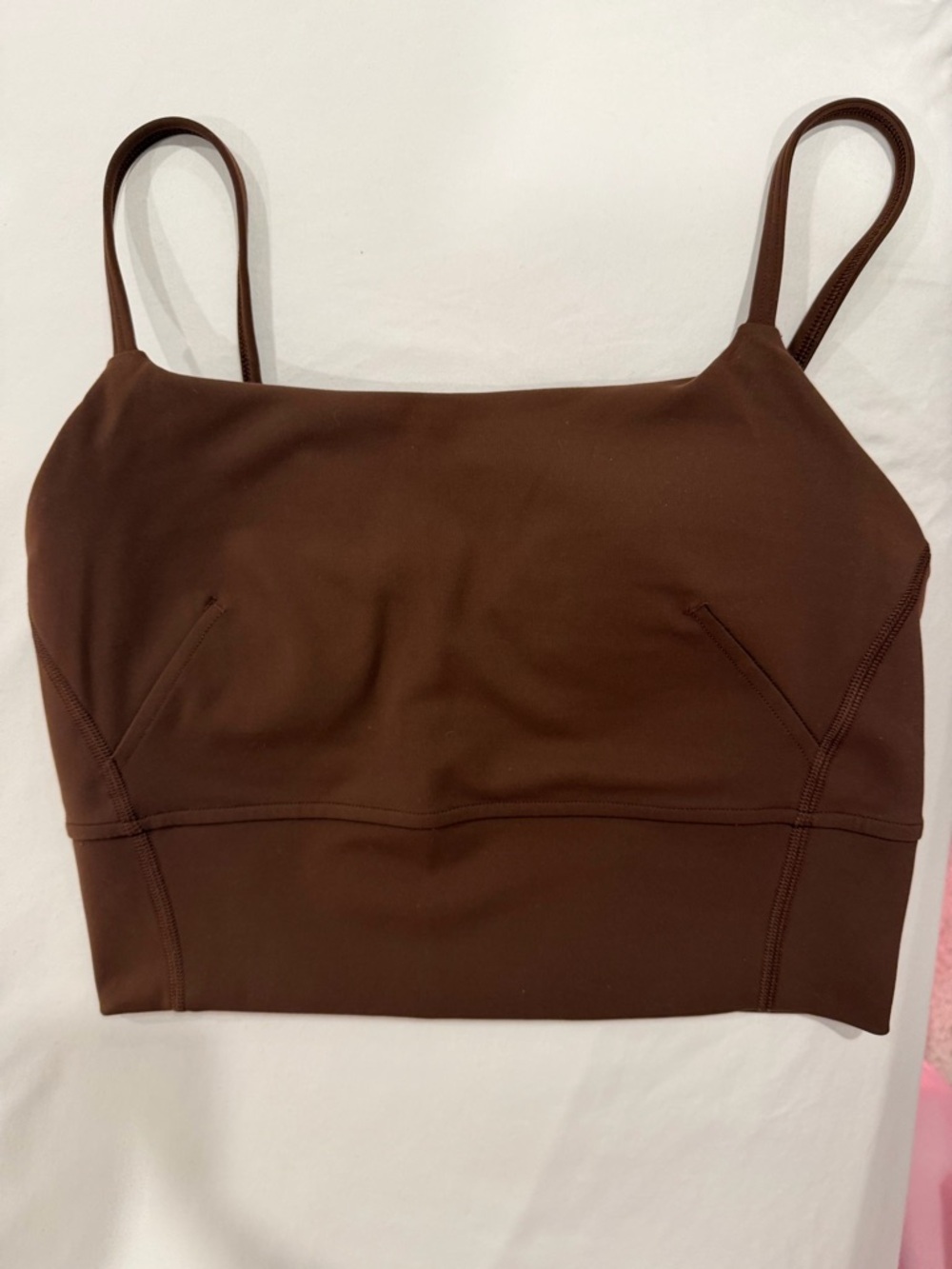 Wunder Train Strappy Tank Top - Java Brown Size 4 View 2